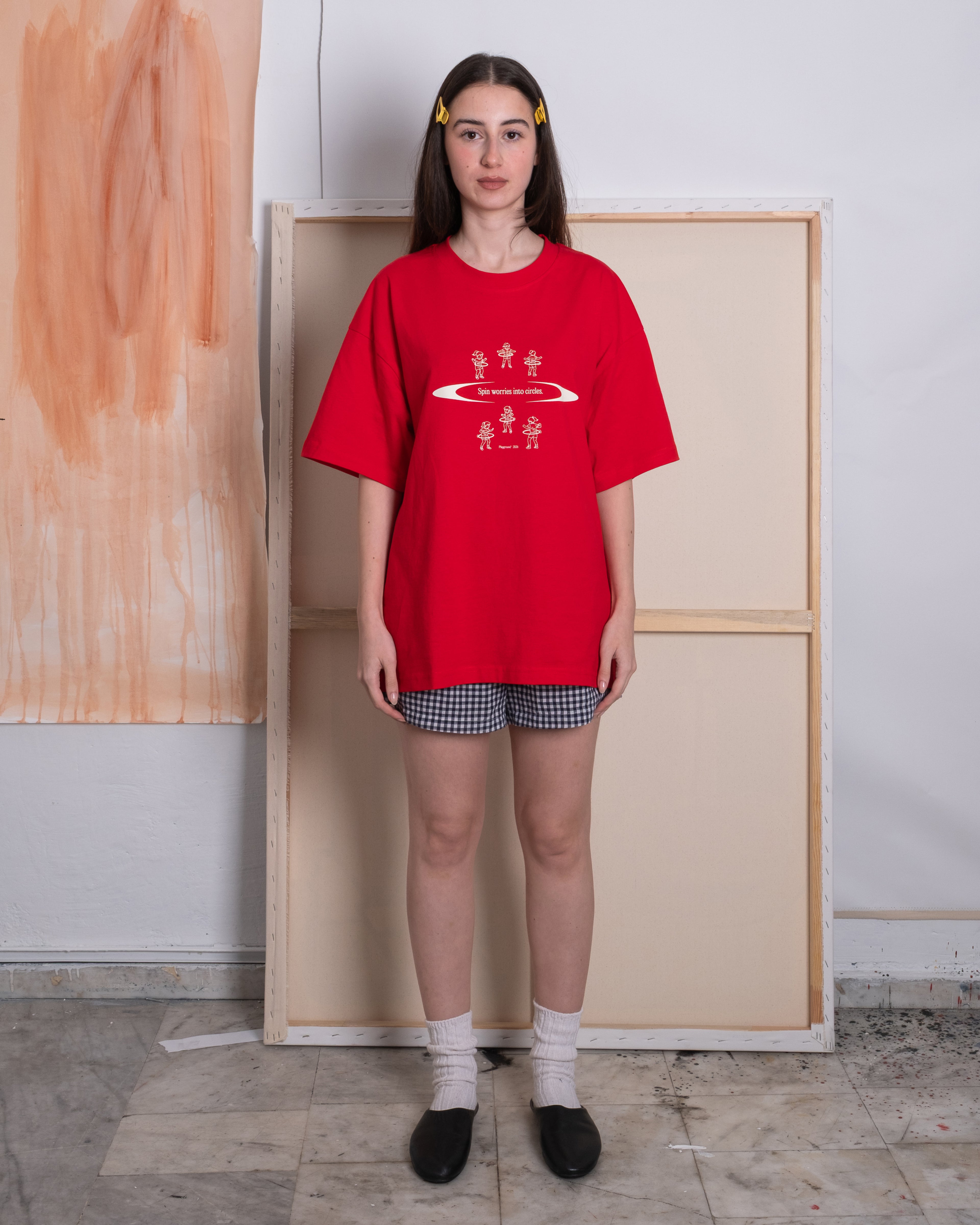 Spin Worries Into Circles Tee