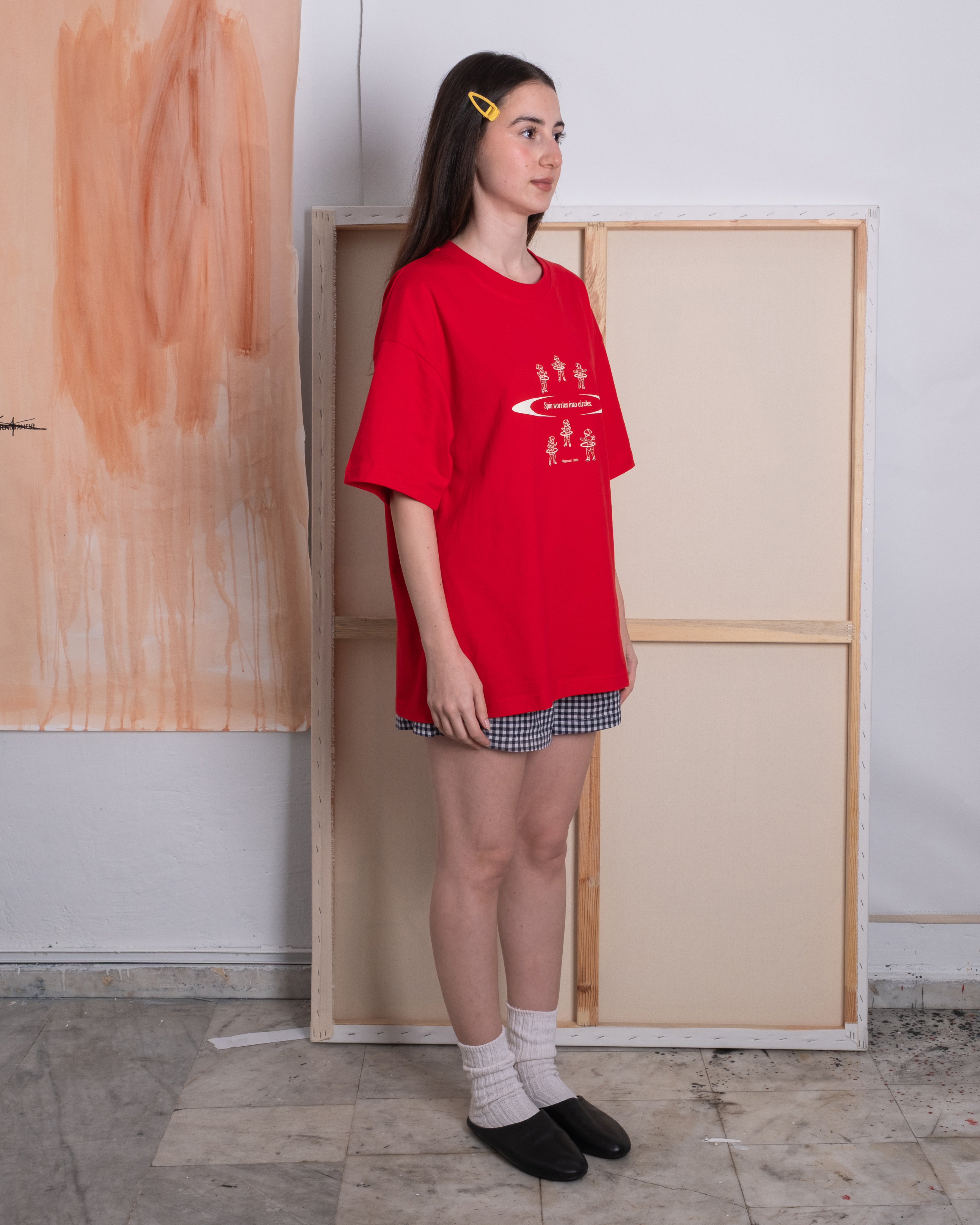 Spin Worries Into Circles Tee